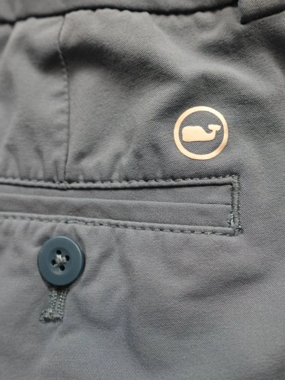 Vineyard Vines Performance Shorts Boys Size 12 Blue Stretch Golf Casual